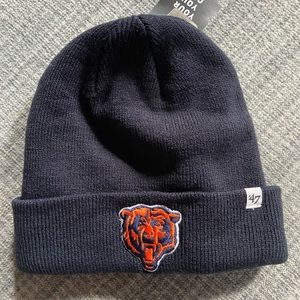 Chicago Bears 47 Brand navy blue winter hat. New with tags!